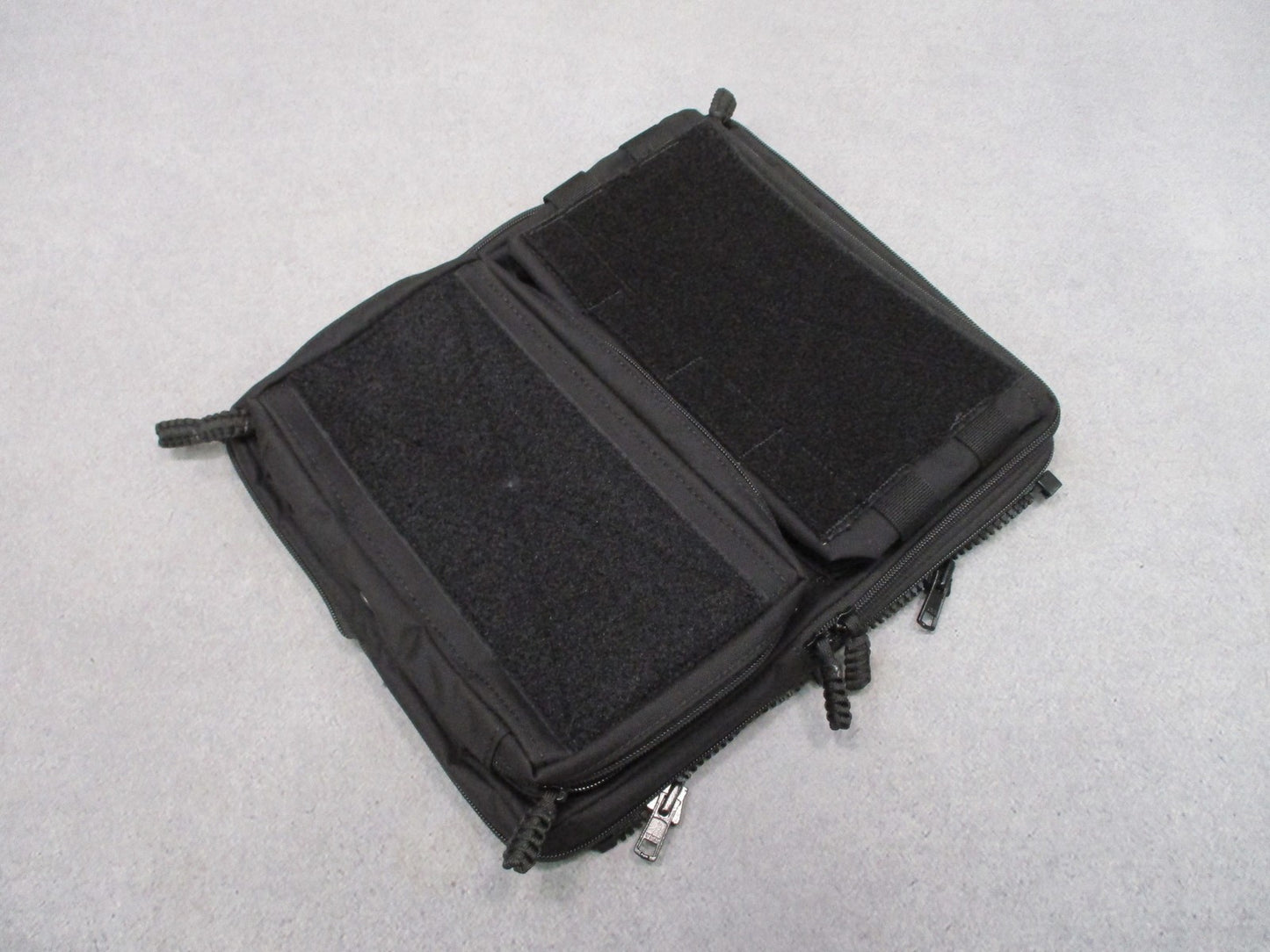 HRT Tactical Gear Hydromax Zip-On Panel Black Cordura Modular Plate CarrierPouch