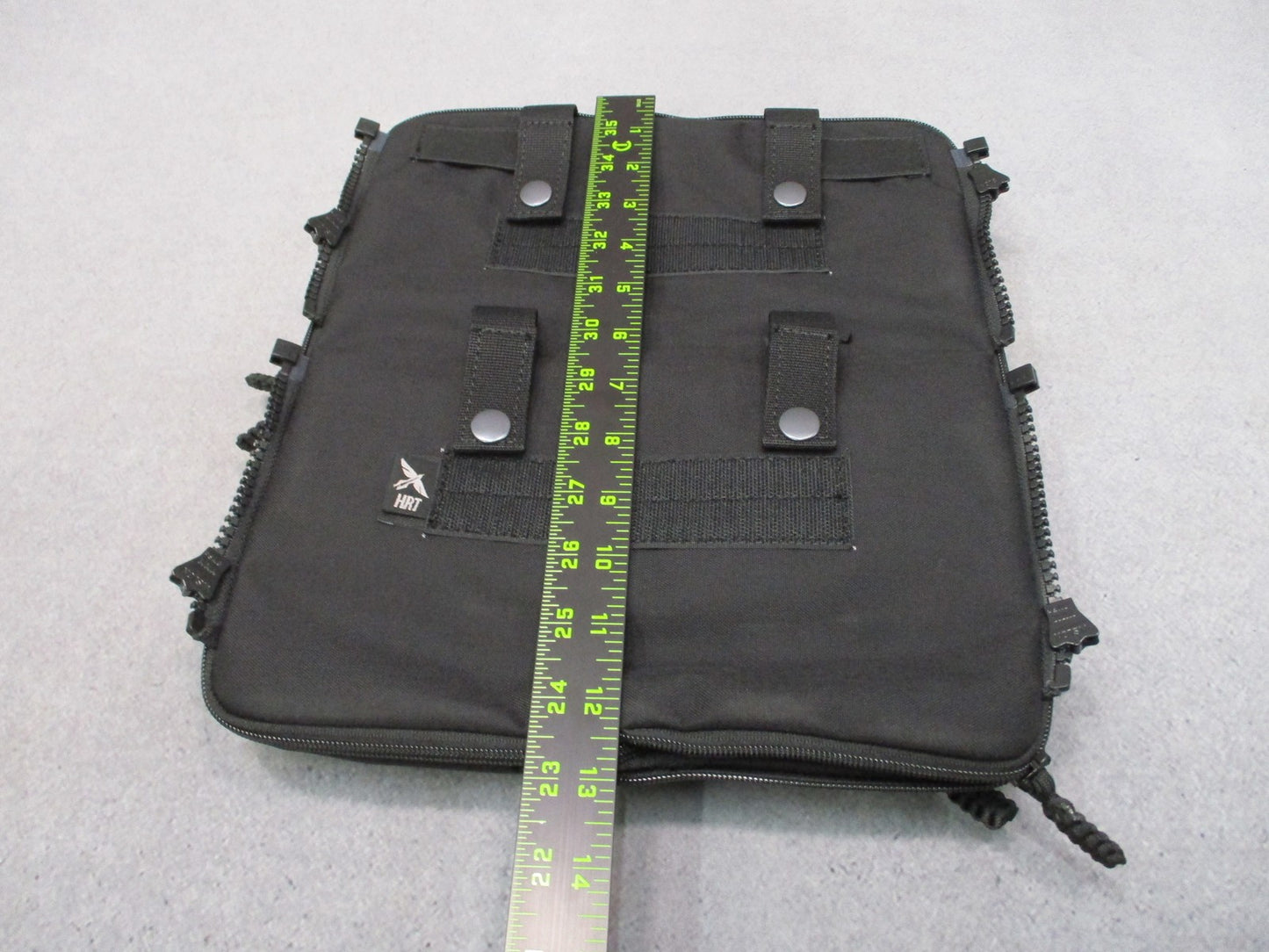 HRT Tactical Gear Hydromax Zip-On Panel Black Cordura Modular Plate CarrierPouch