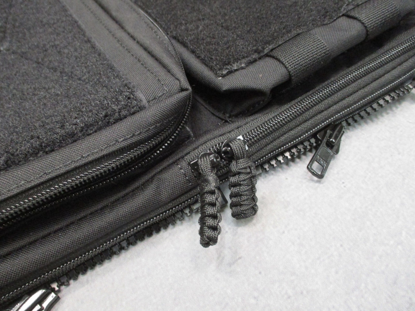 HRT Tactical Gear Hydromax Zip-On Panel Black Cordura Modular Plate CarrierPouch