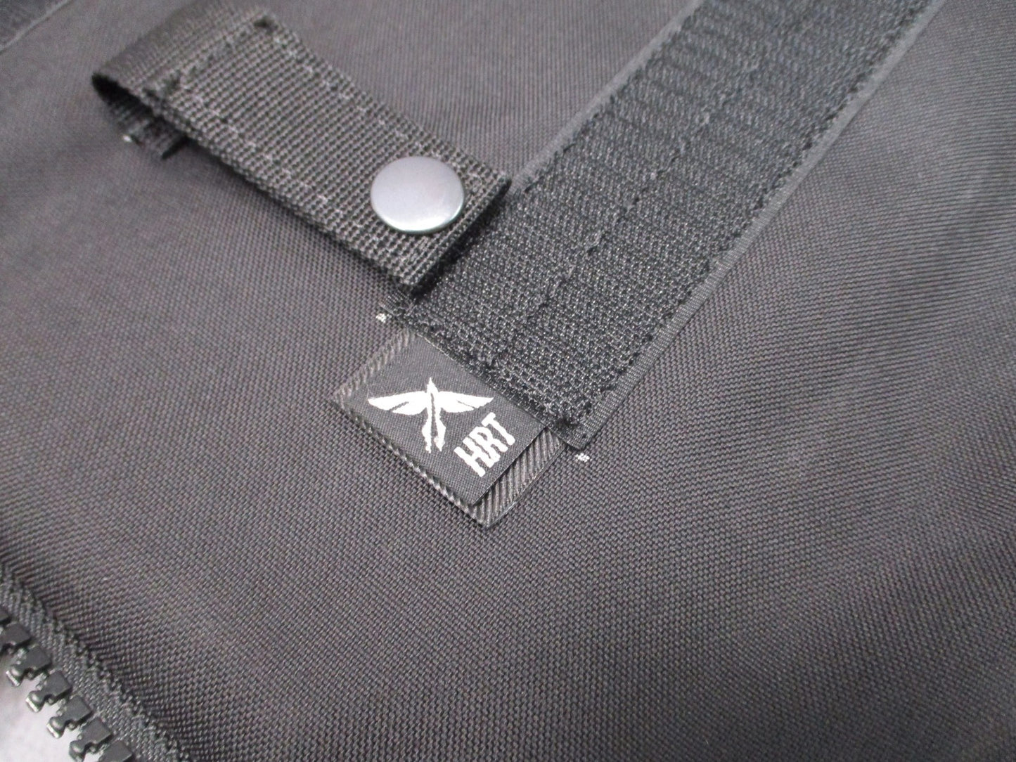 HRT Tactical Gear Hydromax Zip-On Panel Black Cordura Modular Plate CarrierPouch