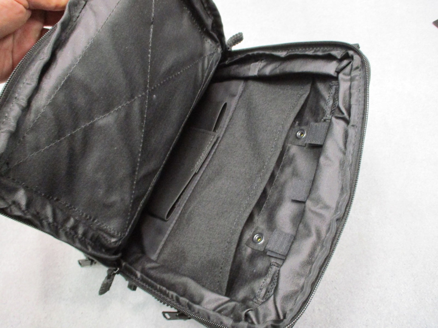 HRT Tactical Gear Hydromax Zip-On Panel Black Cordura Modular Plate CarrierPouch
