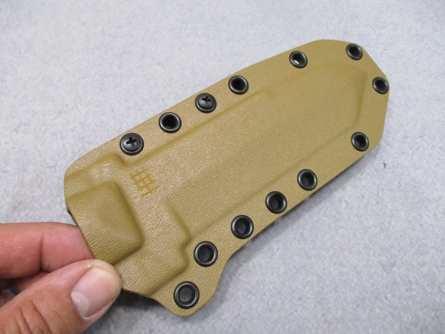 Halfbreed Blades MIK-02 Tactical Fixed Blade Knife D2 Steel Tan G10 New