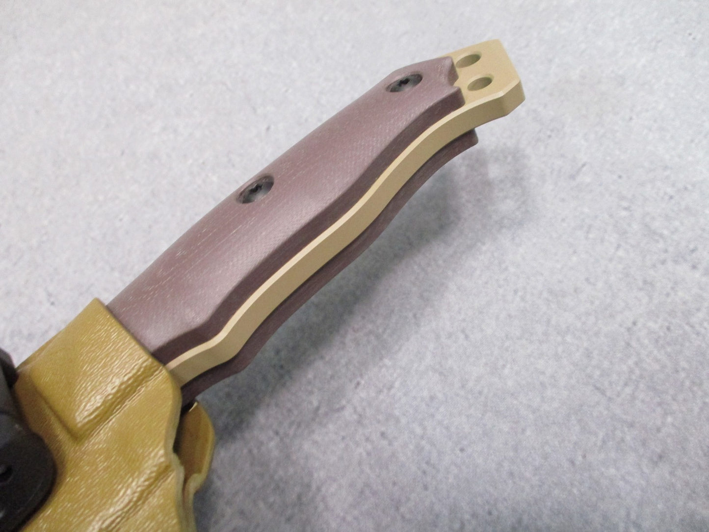Halfbreed Blades MIK-02 Tactical Fixed Blade Knife D2 Steel Tan G10 New