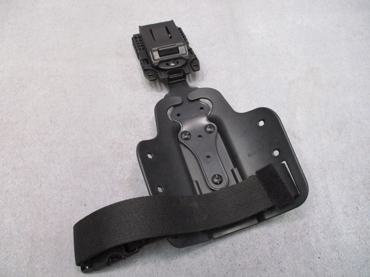 Safariland 6004UFA-SP6 Drop Leg Shroud QLS 22 568BL Paddle 745BL Clip Black