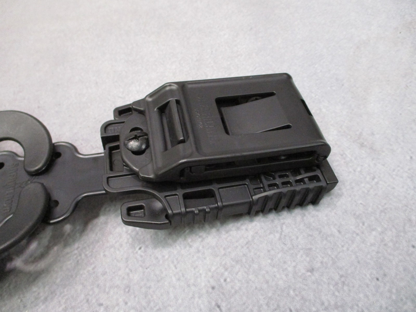 Safariland 6004UFA-SP6 Drop Leg Shroud QLS 22 568BL Paddle 745BL Clip Black
