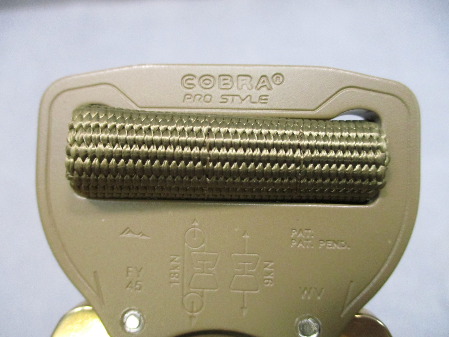 5.11 Tactical Cobra Pro Style Belt Large Coyote Brown Heavy Duty Nylon