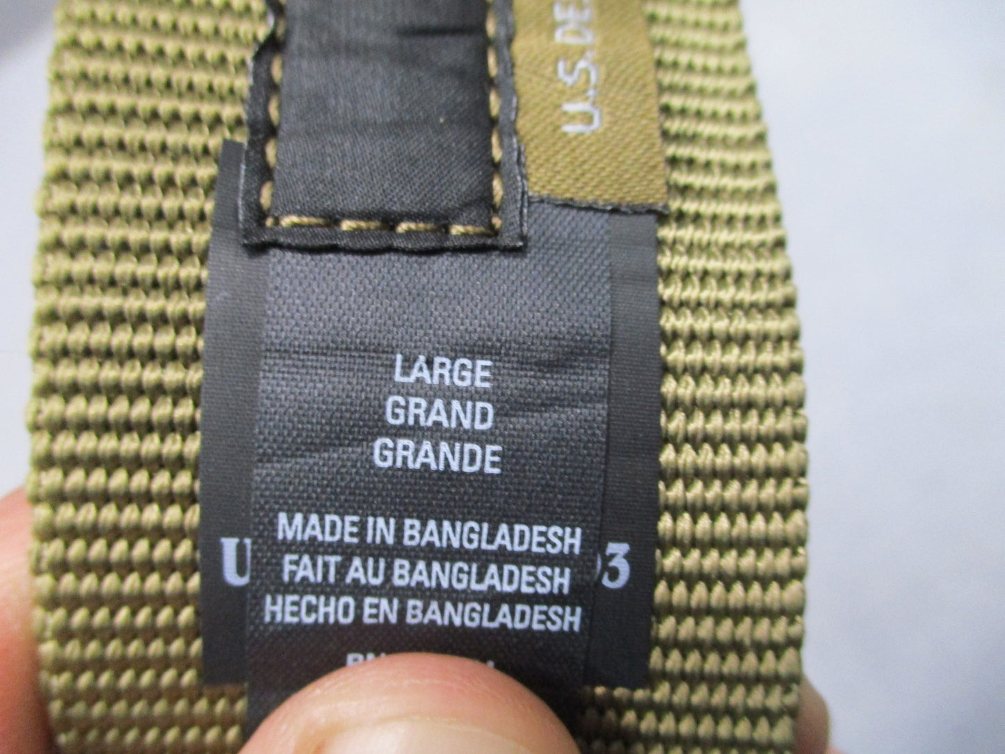 5.11 Tactical Cobra Pro Style Belt Large Coyote Brown Heavy Duty Nylon