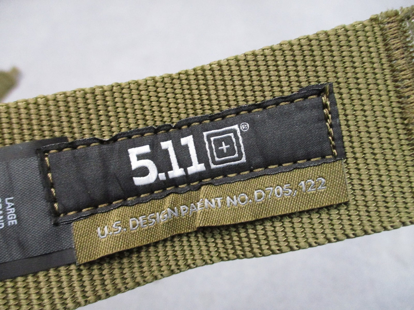 5.11 Tactical Cobra Pro Style Belt Large Coyote Brown Heavy Duty Nylon