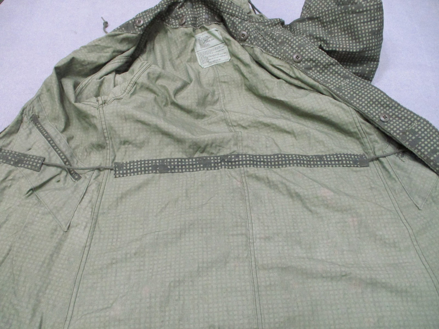 Vintage US Military Night Desert Camo Parka X-Small 1984 Surplus Jacket