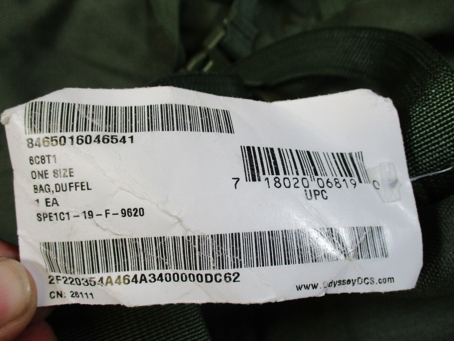 US Military Surplus Duffel Bag Olive Drab Tactical Gear Gym Bag