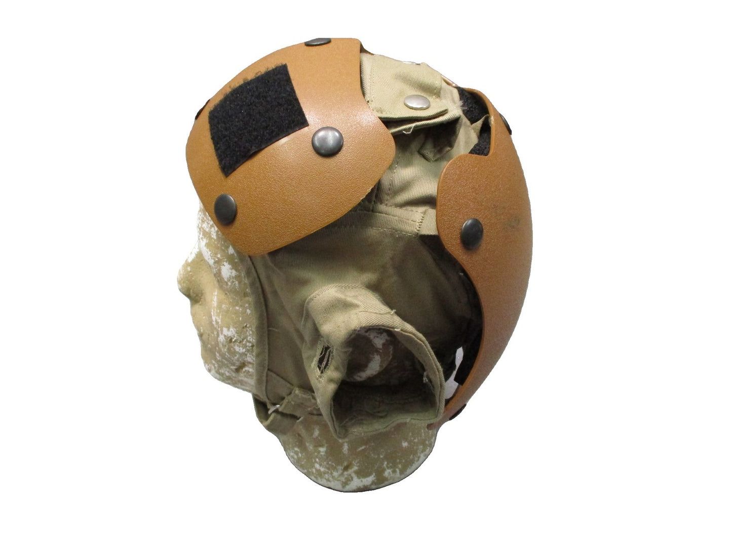 US Military Flight Deck Crewman Helmet MIL-H-81735B Size 7 1/4 Tan Surplus