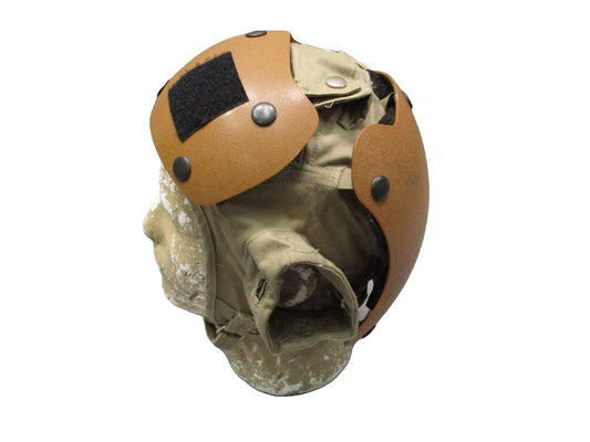 US Military Flight Deck Crewman Helmet MIL-H-81735B Size 7 1/4 Tan Surplus