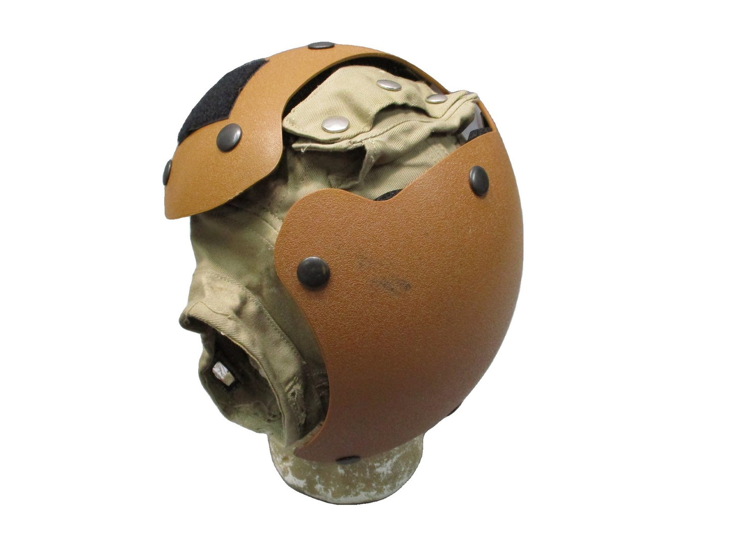 US Military Flight Deck Crewman Helmet MIL-H-81735B Size 7 1/4 Tan Surplus