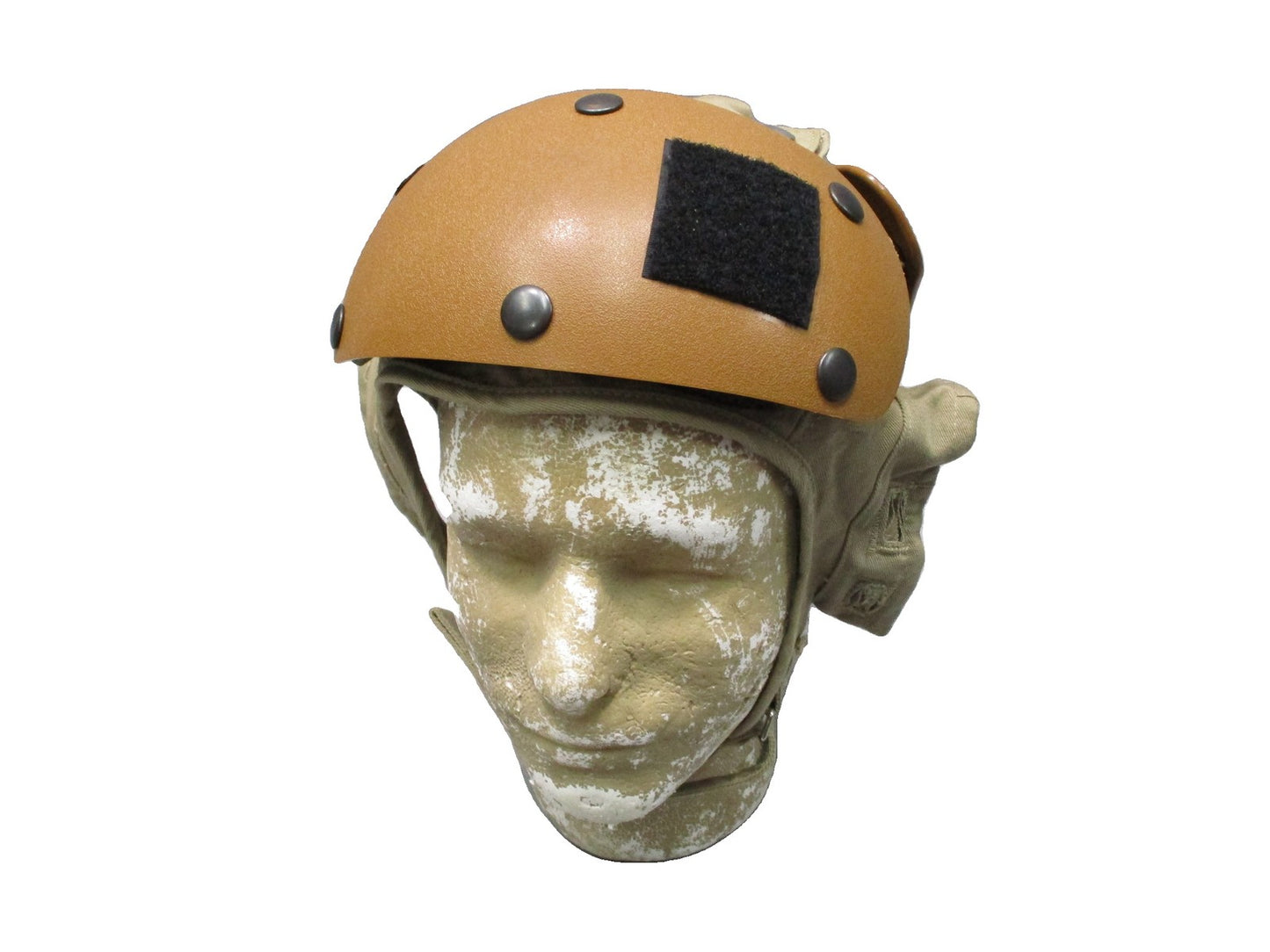 US Military Flight Deck Crewman Helmet MIL-H-81735B Size 7 1/4 Tan Surplus