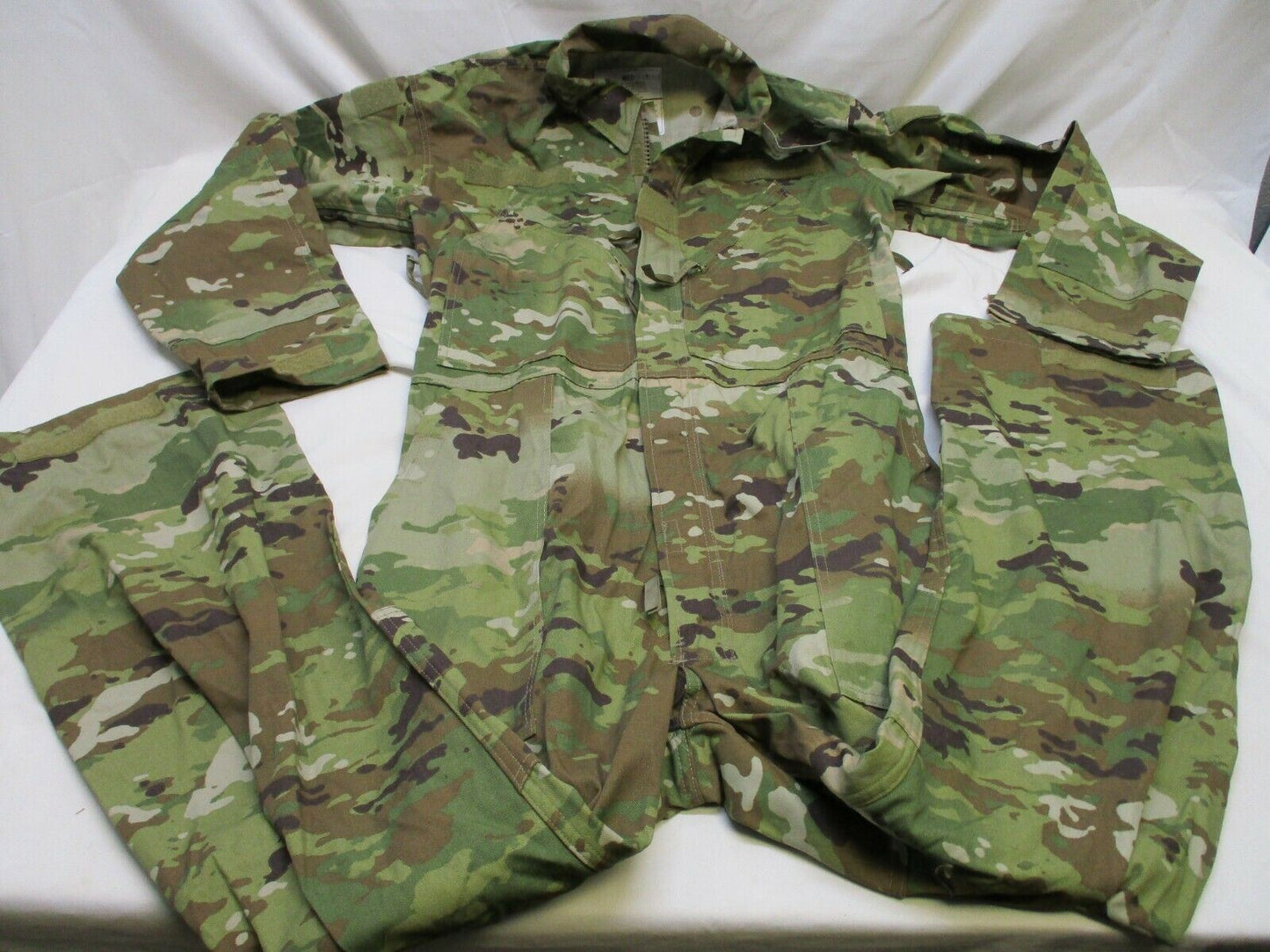 (S) NEW USGI ARMY OCP MECHANICS COVERALLS SMALL SCORPION MOTOR POOL OVERALL SUIT