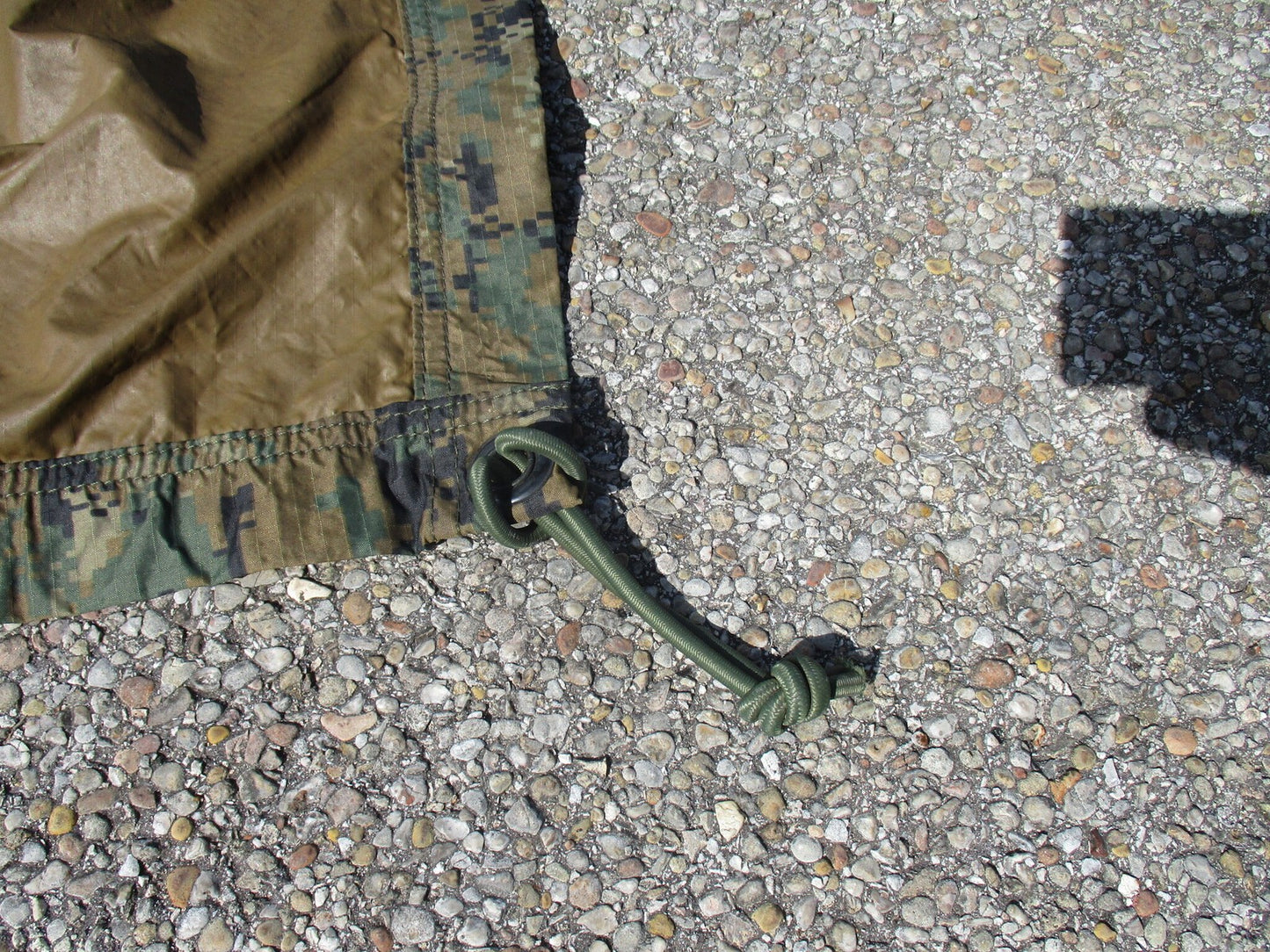 USMC Reversible Field Tarp MARPAT Woodland US Military Surplus Tent Shelter