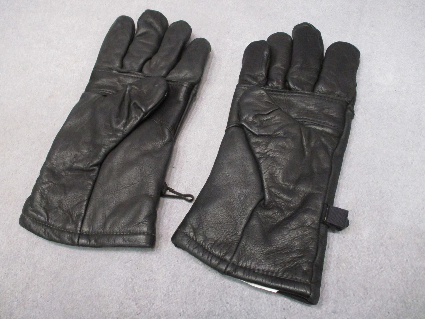Military Intermediate Cold Wet Weather Leather Gloves Genco Size 5 Contract USA