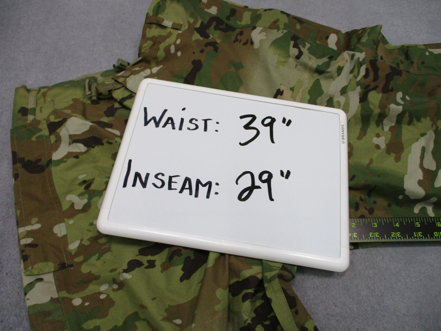 SCORPION GEN 3 ARMY OCP GORE-TEX RAIN PANTS COLD/WET WEATHER PANTS MEDIUM/REG