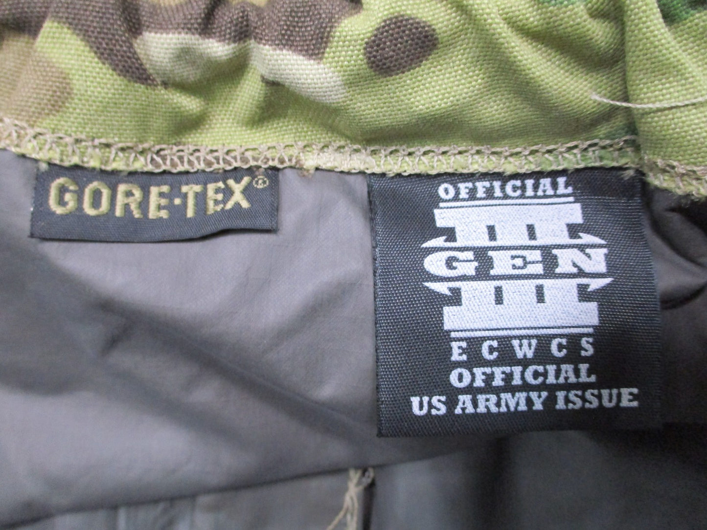USGI Gen III Level 6 Gore-Tex Pants Multicam OCP Large Regular ECWCS Wet Weather