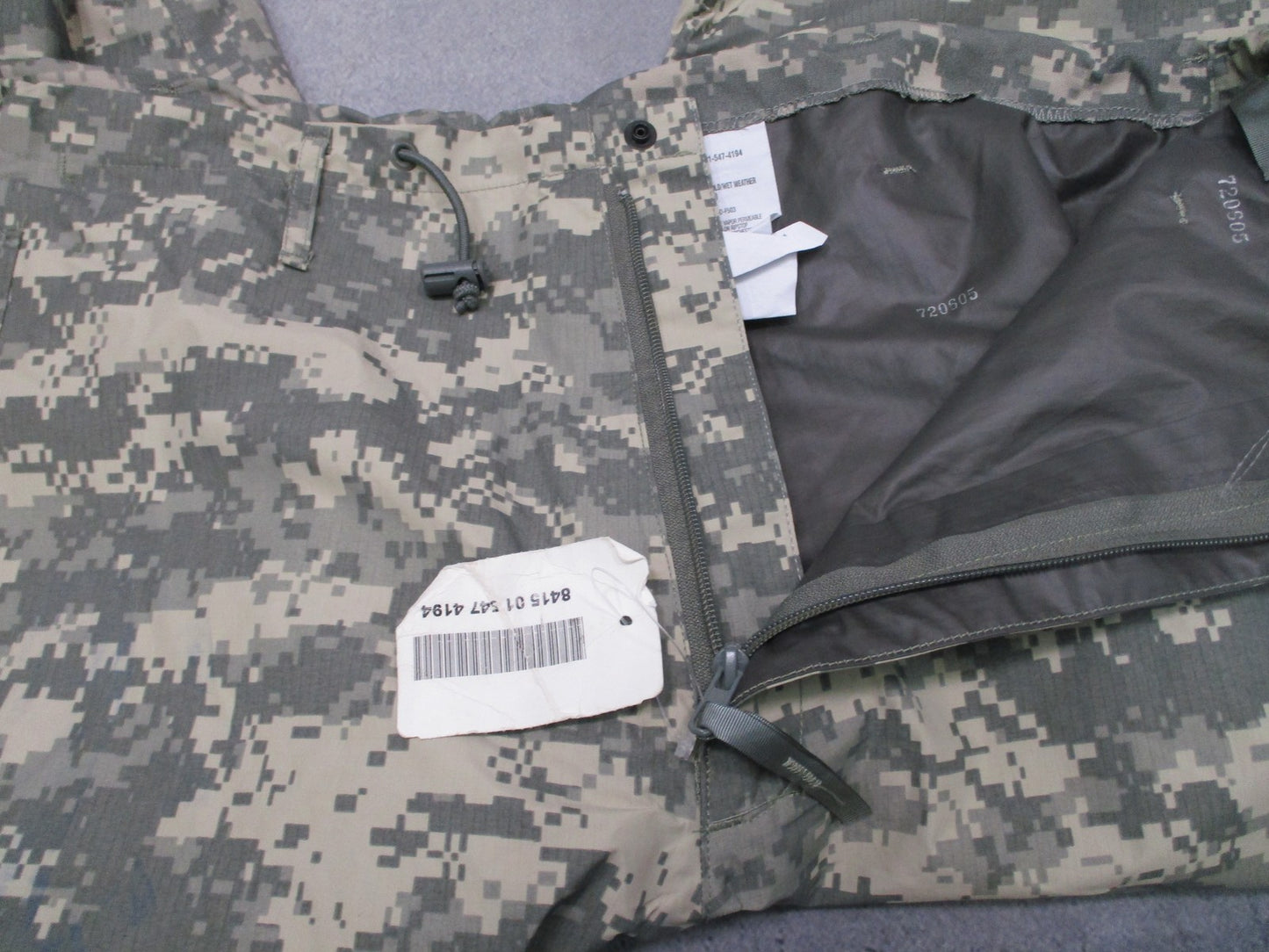 NEW GEN 3 ACU DIGITAL GORE-TEX PANTS LEVEL 6 TROUSERS WET WEATHER PANTS MED/LONG