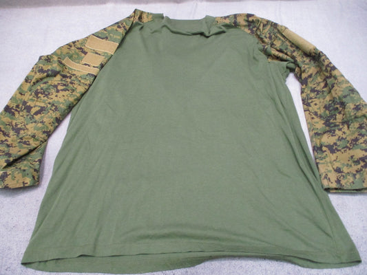 Rothco Tactical Combat Shirt Digital Woodland Camo Olive Drab Size 3XL
