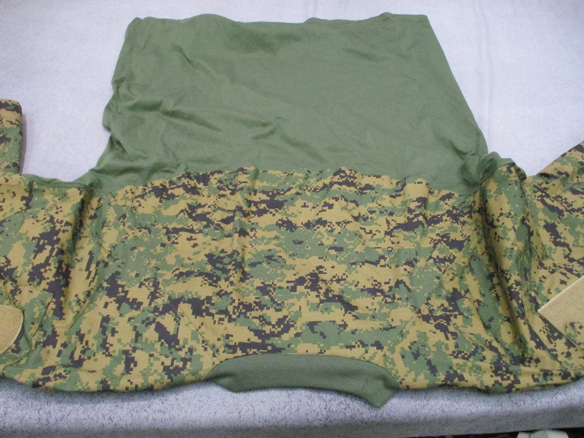 Rothco Tactical Combat Shirt Digital Woodland Camo Olive Drab Size 3XL