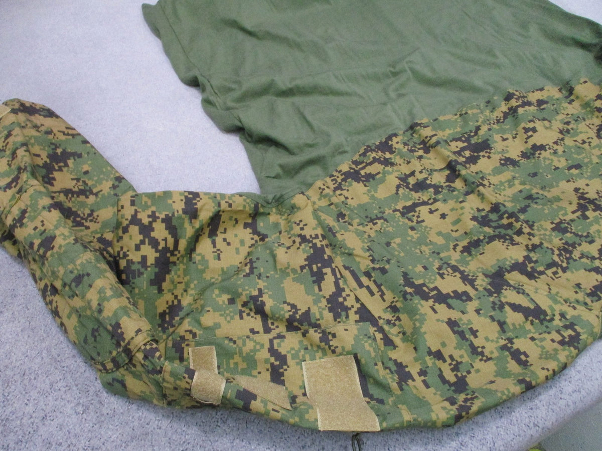 Rothco Tactical Combat Shirt Digital Woodland Camo Olive Drab Size 3XL