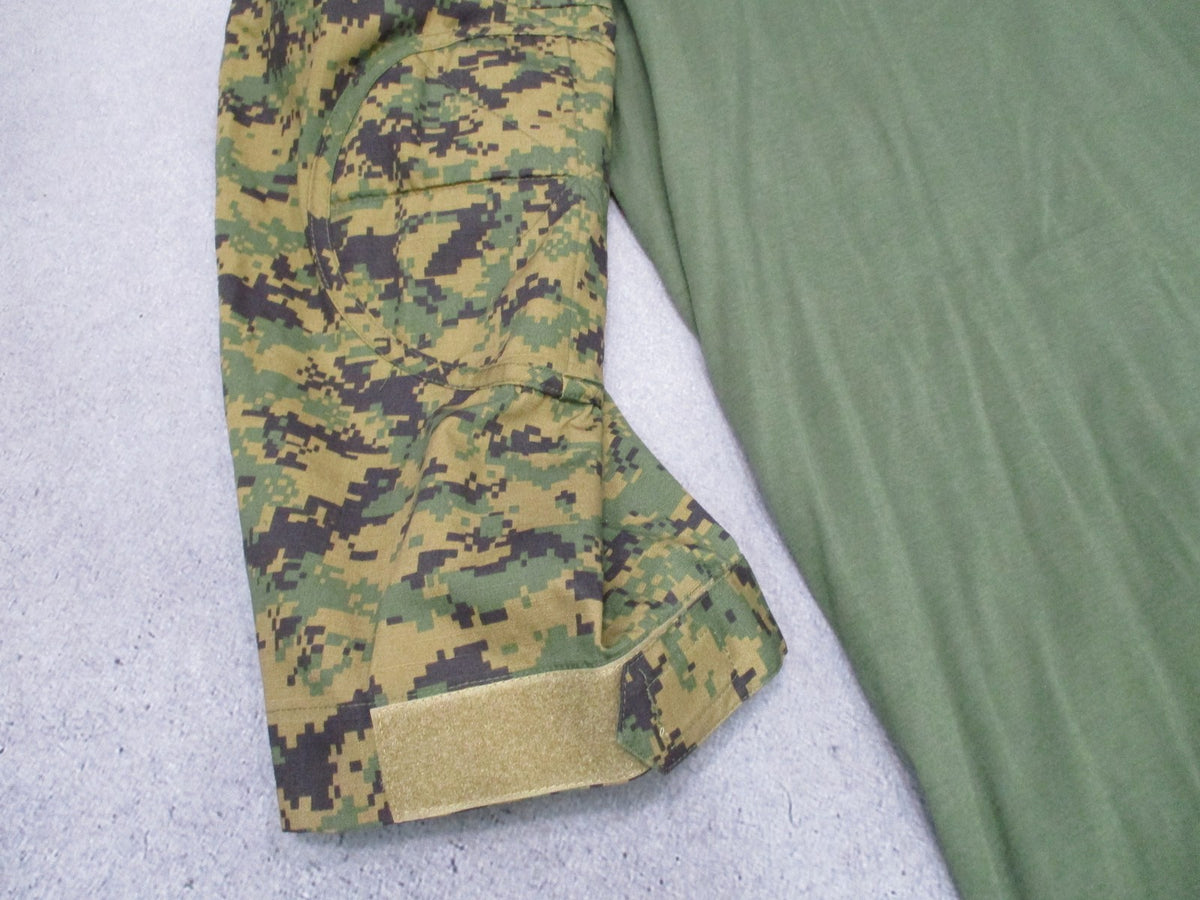 Rothco Tactical Combat Shirt Digital Woodland Camo Olive Drab Size 3XL