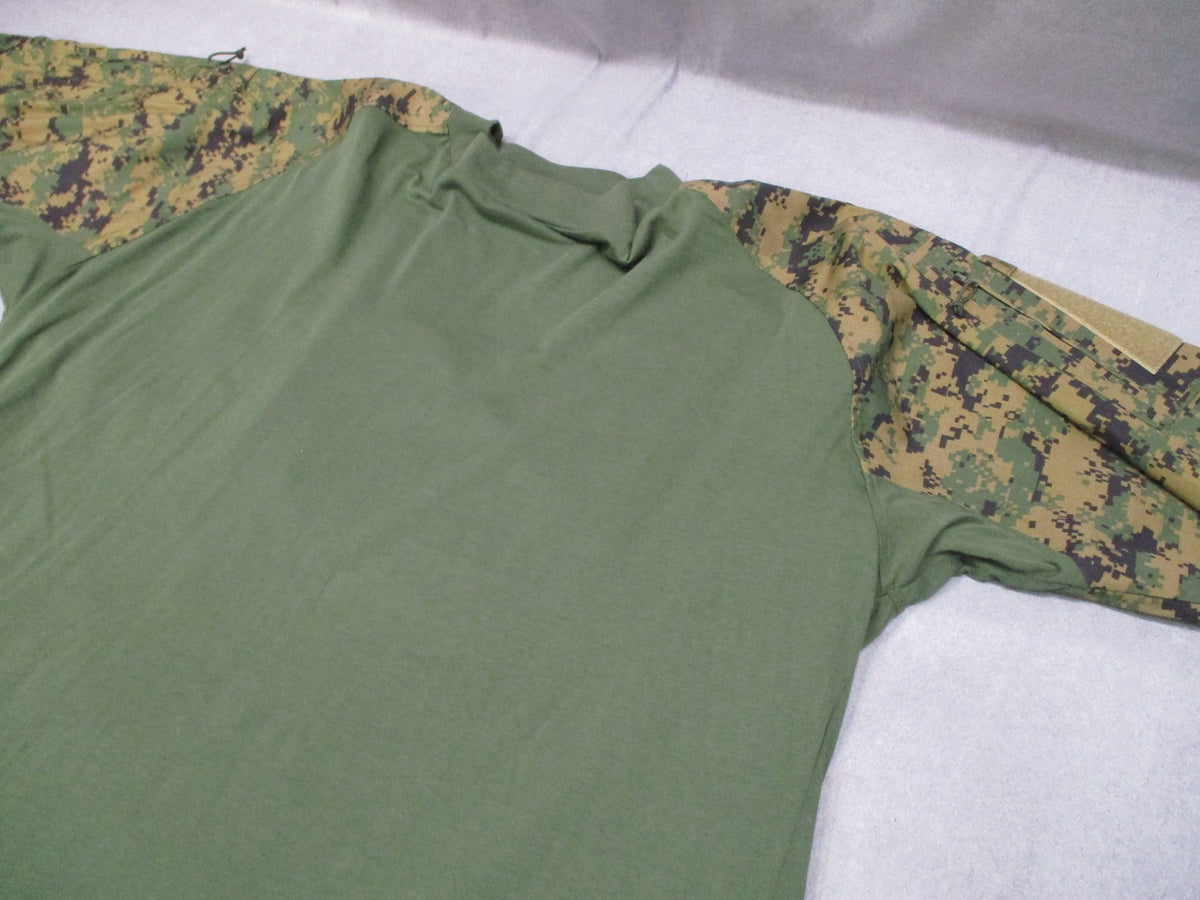 Rothco Tactical Combat Shirt Digital Woodland Camo Olive Drab Size 3XL