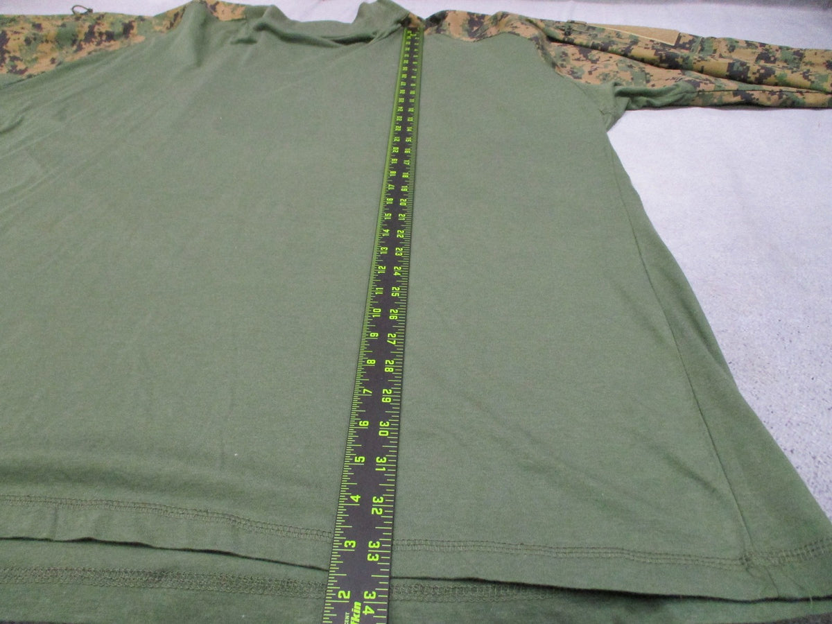 Rothco Tactical Combat Shirt Digital Woodland Camo Olive Drab Size 3XL