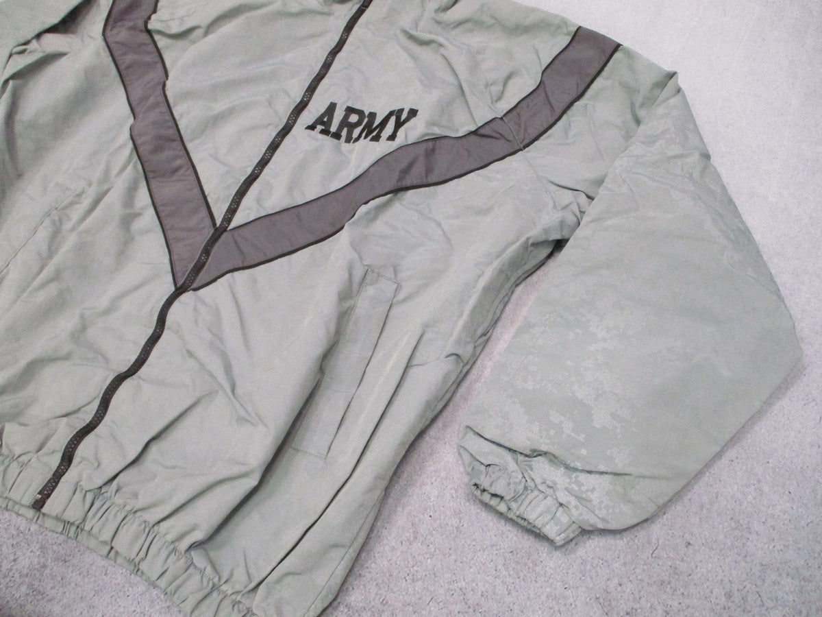 Genuine US Army IPFU Jacket Large Long Physical Fitness Uniform Windbreaker