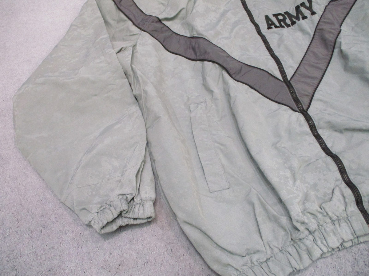 Genuine US Army IPFU Jacket Large Long Physical Fitness Uniform Windbreaker