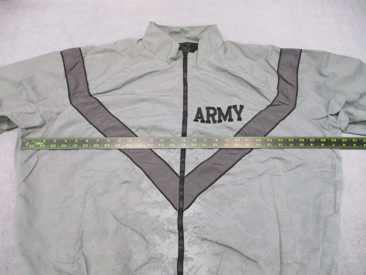 Genuine US Army IPFU Jacket Large Long Physical Fitness Uniform Windbreaker