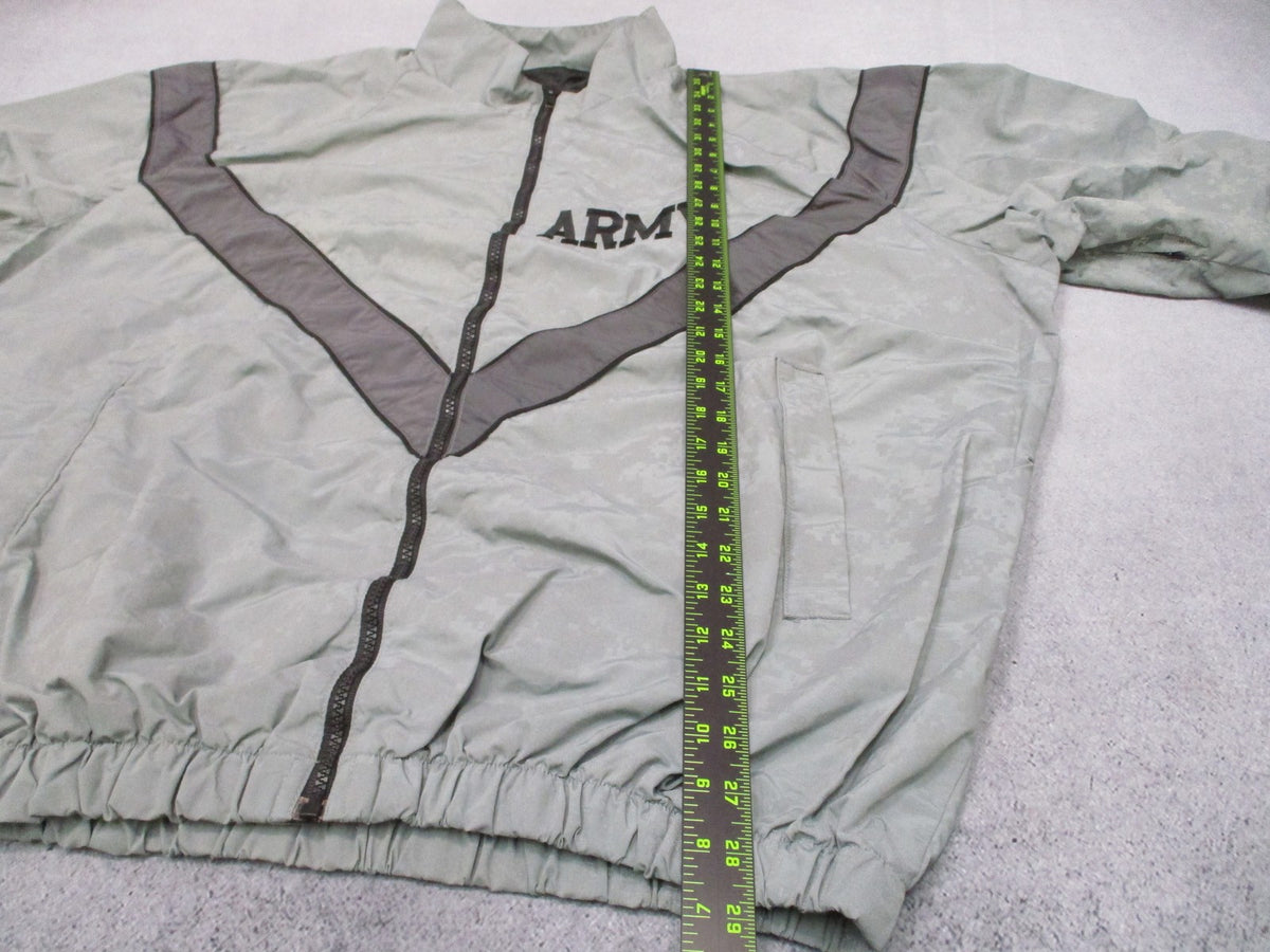 Genuine US Army IPFU Jacket Large Long Physical Fitness Uniform Windbreaker