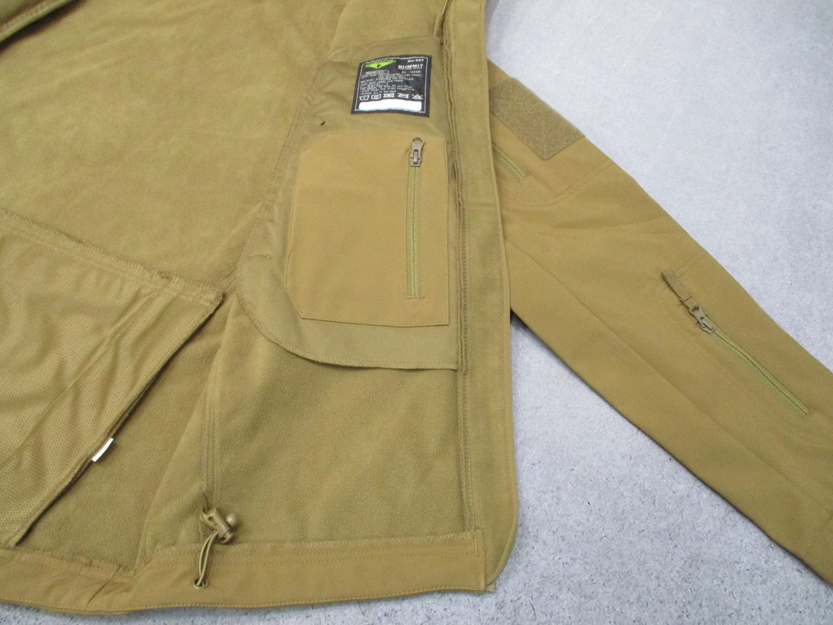 New Condor Summit Soft Shell Jacket Coyote Brown Tactical Military Coat Size M