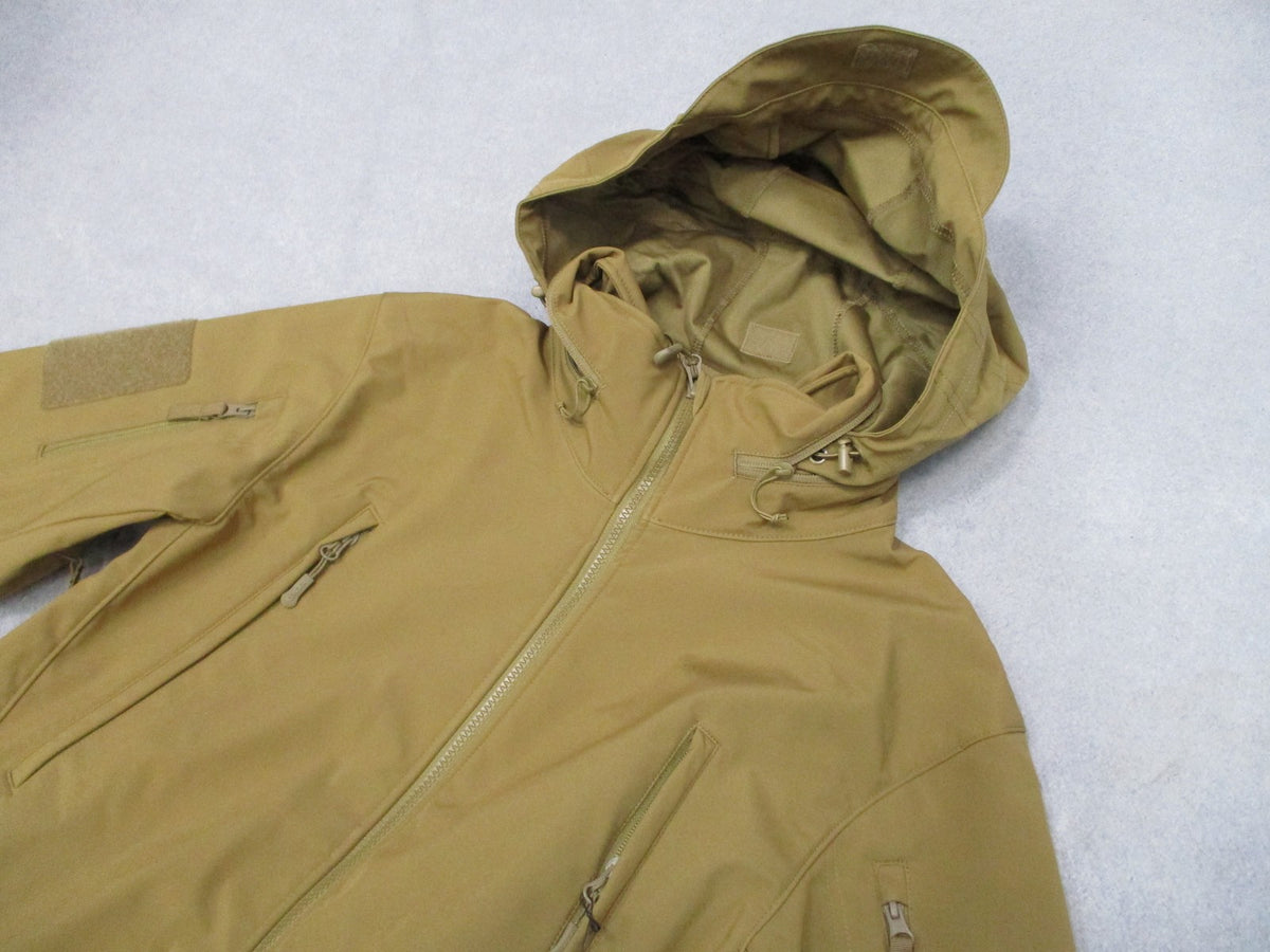 New Condor Summit Soft Shell Jacket Coyote Brown Tactical Military Coat Size M