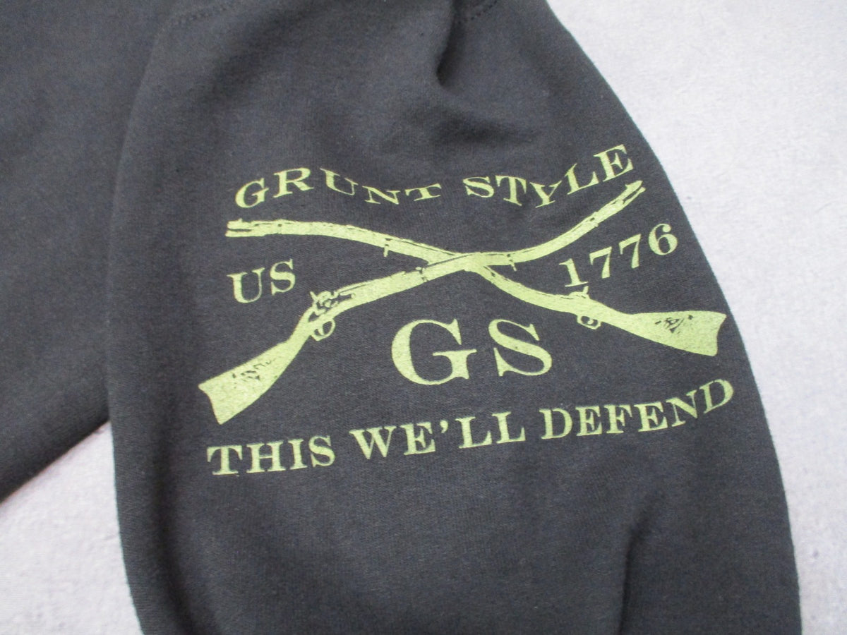 New Grunt Style Chemical Reaper Throwback Hoodie Men's Small Black Pullover