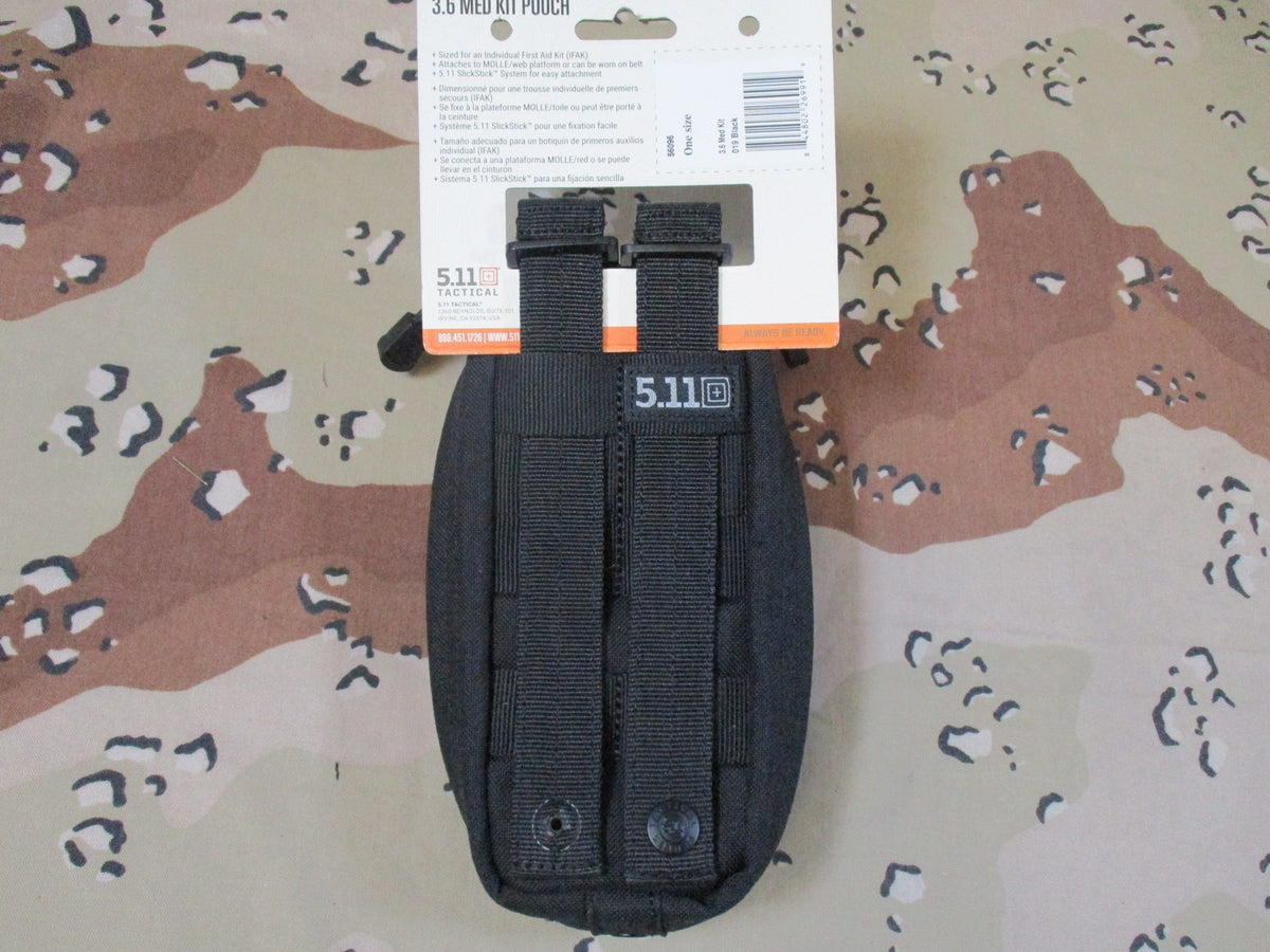 5.11 Tactical 3.6 Med Kit Pouch IFAK MOLLE Black New
