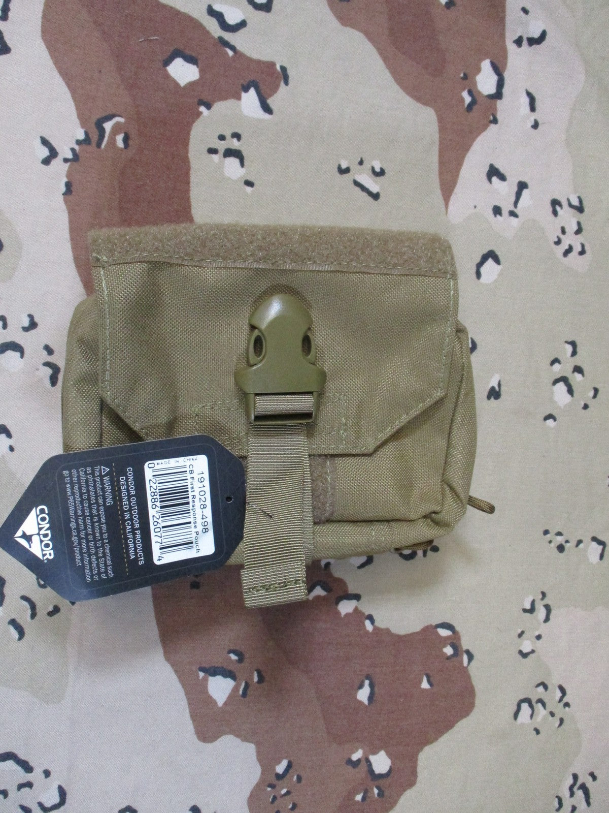New Condor First Response Pouch Coyote Tan MOLLE Tactical Medical IFAK Bag