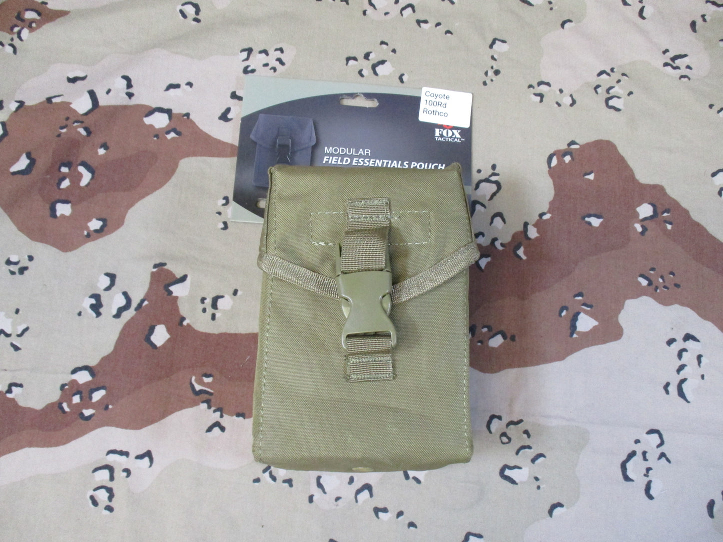 Fox Tactical 100rd SAW / IFAK Pouch – Coyote, Brand New w/ Tag Attached