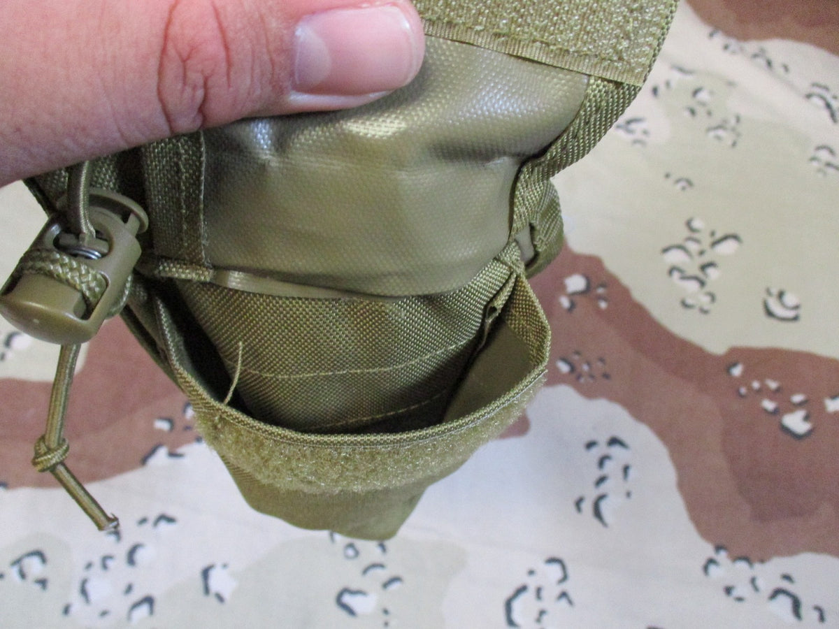 New Rothco Coyote Brown MOLLE Canteen Cover Tactical Pouch Utility Bag