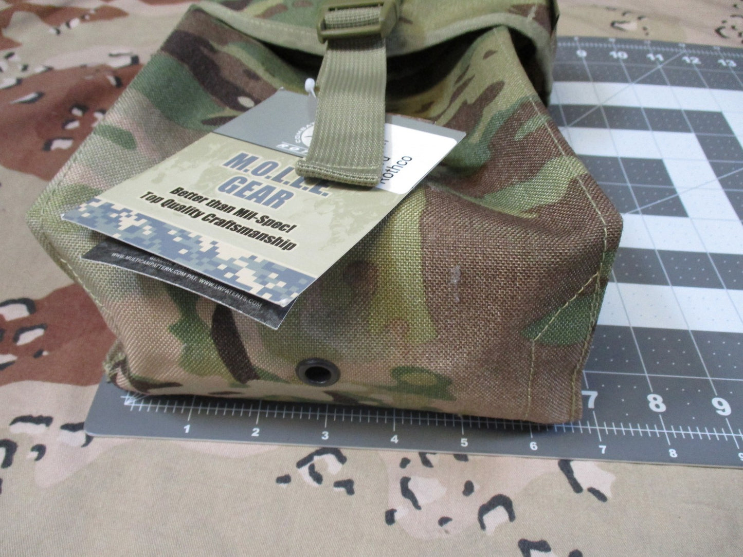 New Rothco MultiCam MOLLE 200rd pouch saw gunner pouch