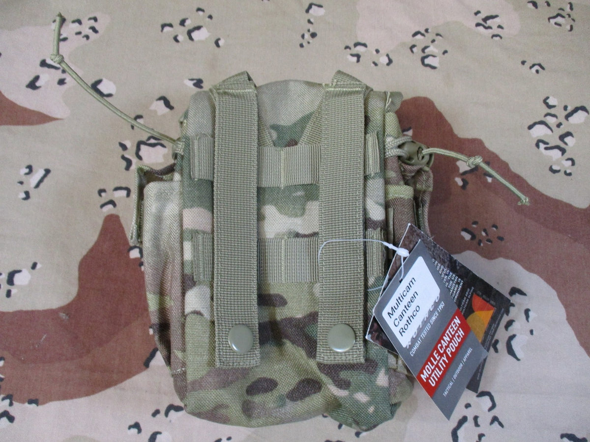 New Rothco Multicam MOLLE Canteen Utility Pouch Tactical Gear