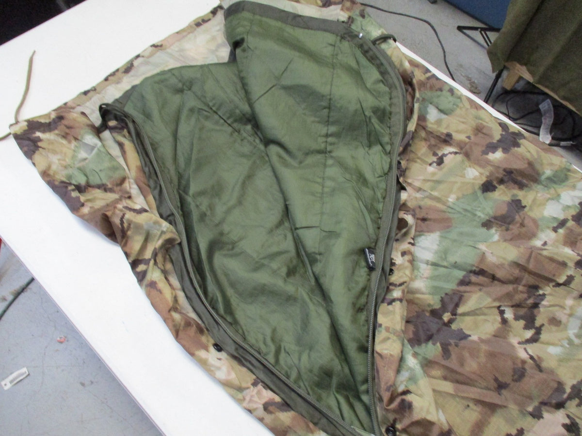 5ive Star Gear Multicam Poncho with liner woobie sleeping bag survival set