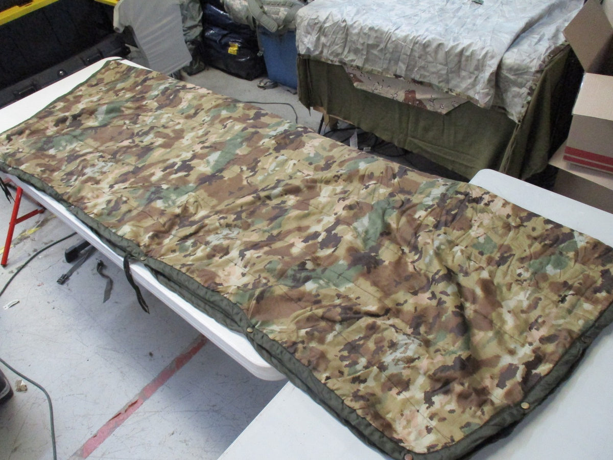 5ive Star Gear Multicam Poncho with liner woobie sleeping bag survival set
