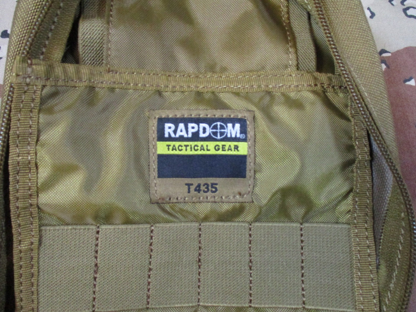 Rapdom T435 Tactical MOLLE Pouch Coyote Tan Utility Admin Bag IFAK Pouch
