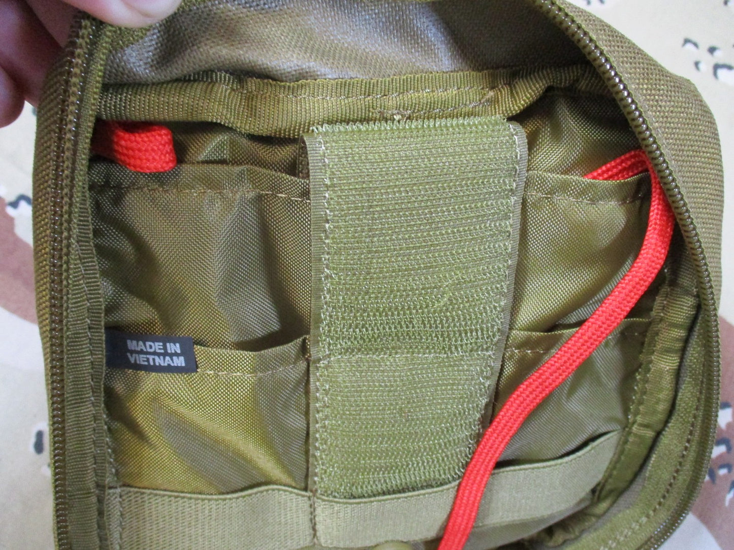 Rapdom T435 Tactical MOLLE Pouch Coyote Tan Utility Admin Bag IFAK Pouch