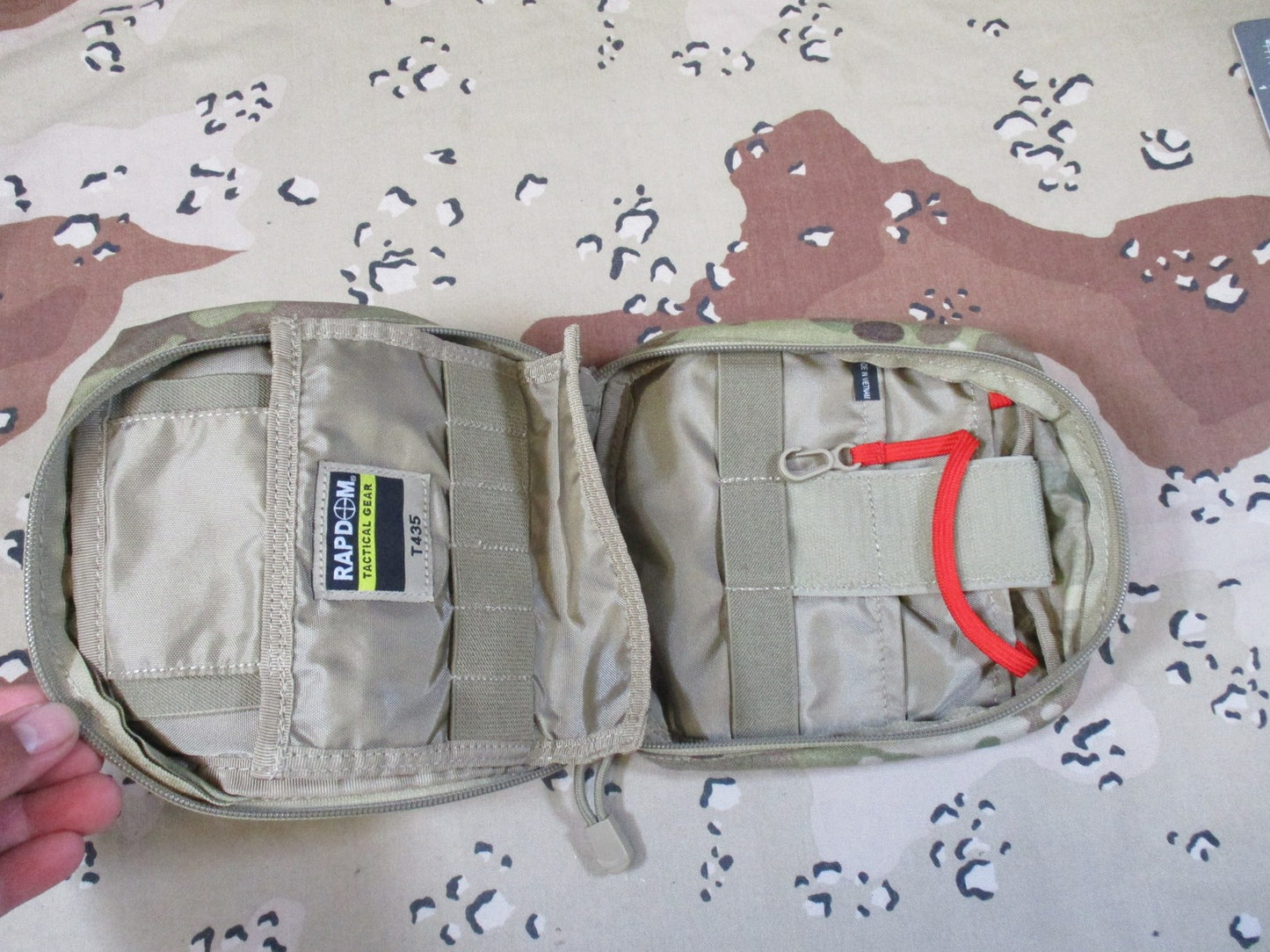 Rapdom T435 Tactical MOLLE Utility Pouch Cordura MultiCam Pattern IFAK pouch
