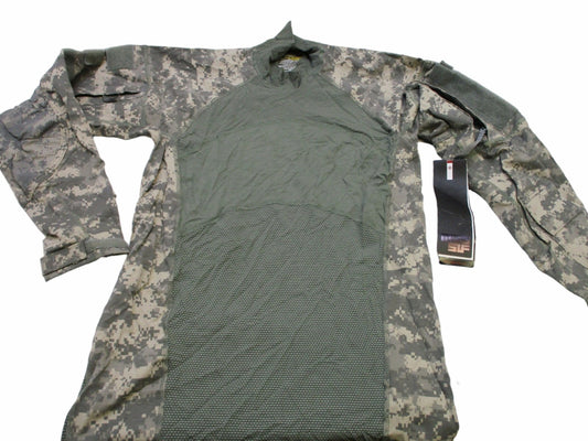 NEW MASSIF FR ARMY ACU DIGITAL COMBAT SHIRT FLAME RESISTANT MEDIUM UCP M