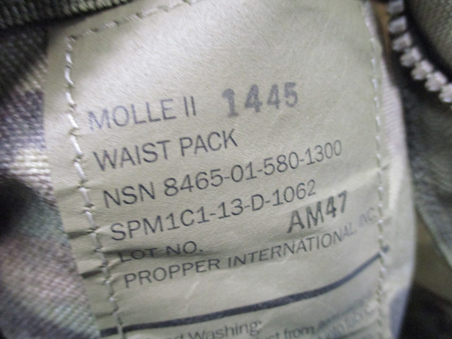 NWOT USGI ARMY ISSUE OCP MULTICAM MOLLE II WAIST PACK ZIPPER BUTT BAG 1300